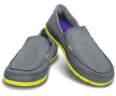 Crocs Schuhe Herren charcoal citrus