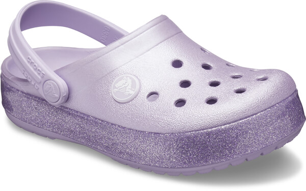 lavender crocband clog