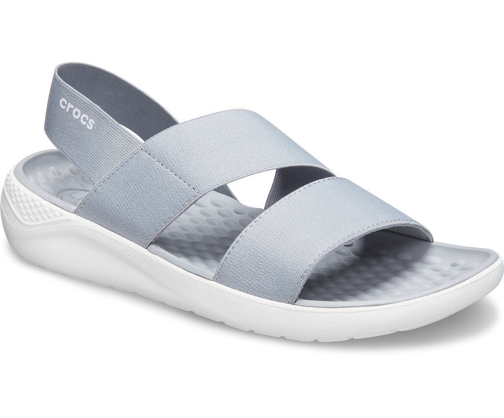 grey literide crocs