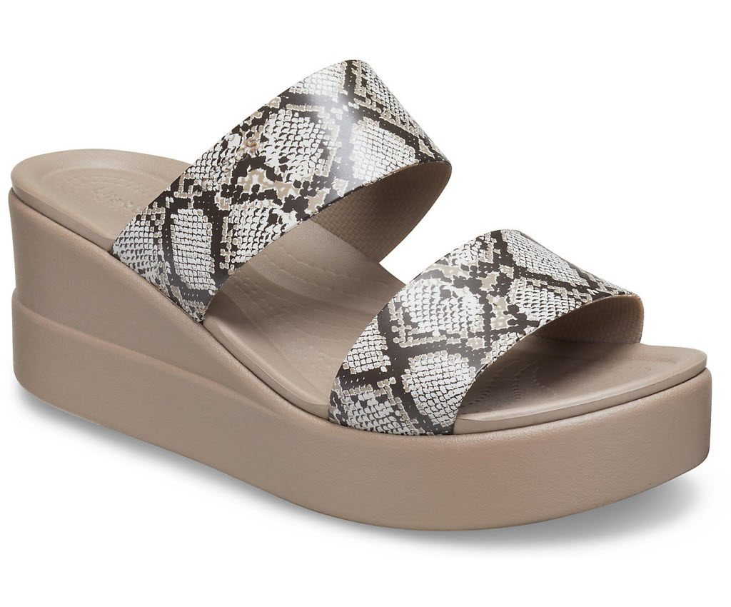 Crocs Damen Brooklyn Mid Wedge multi stucco