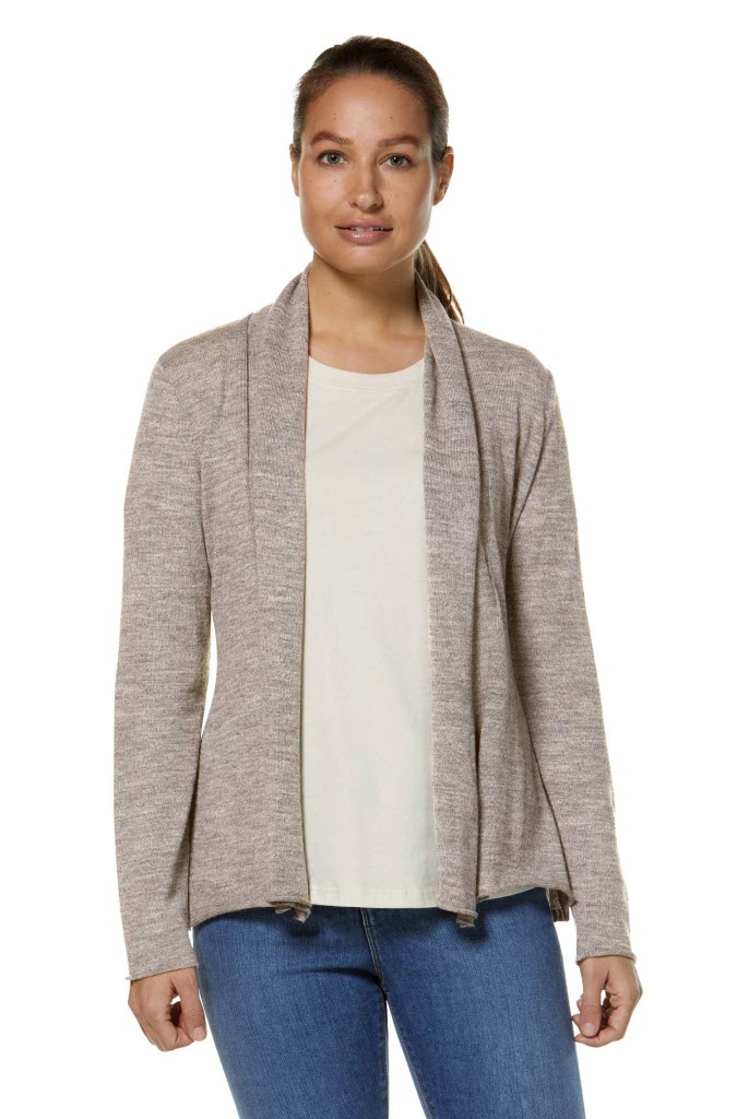 Apu Kuntur Damen Strickjacke PENELOPE sand