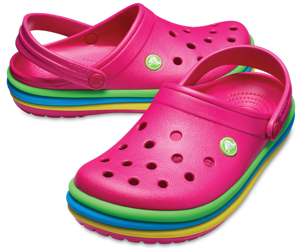 Crocs Schuhe Kinder paradise pink.
