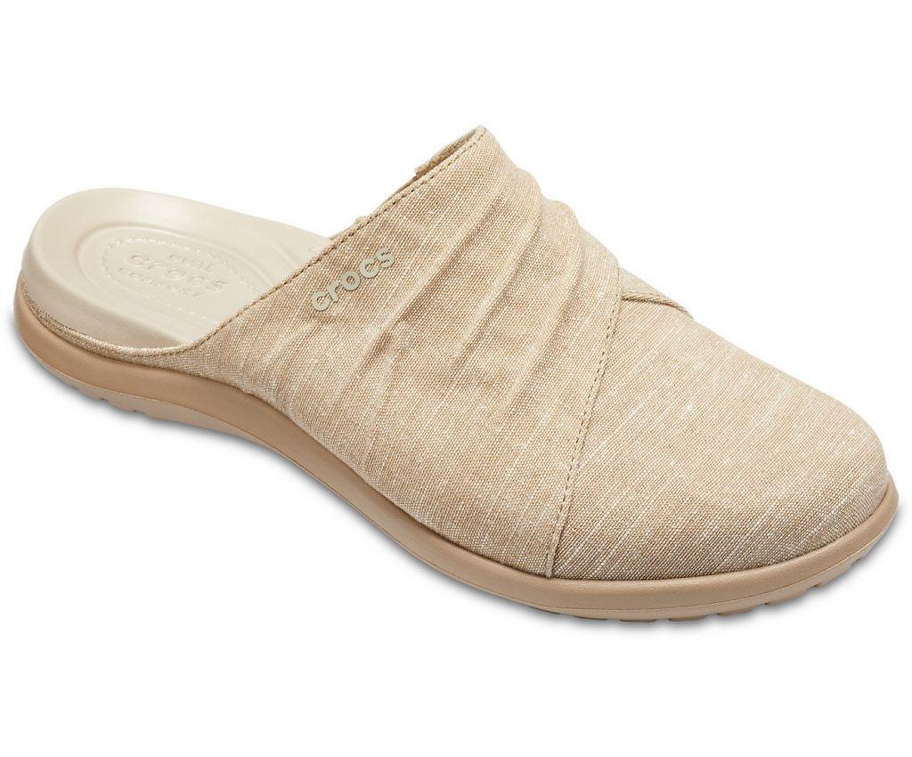 Crocs Schuhe Damen khaki thumbleweed