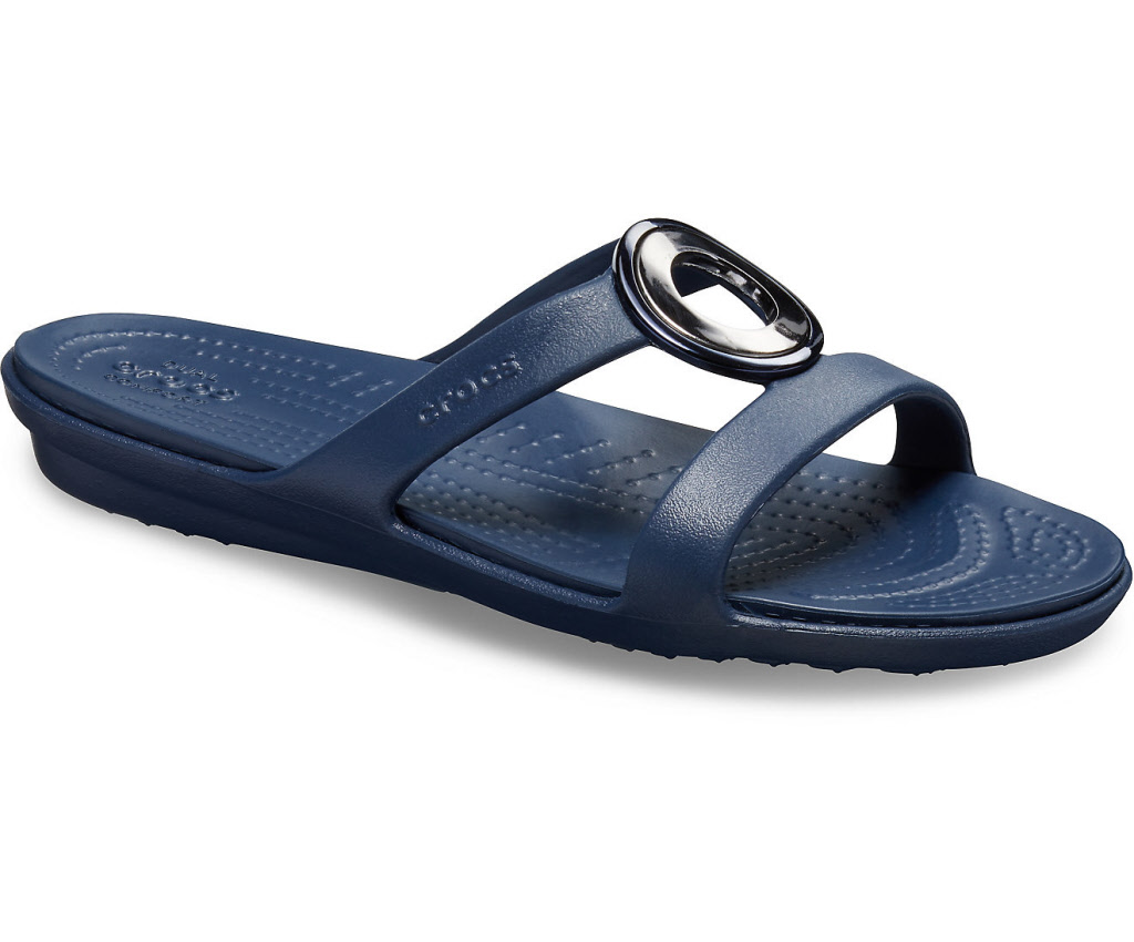 sanrah metal block crocs