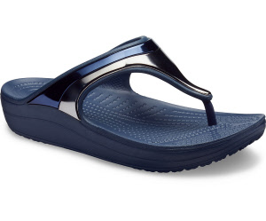 multi navy crocs